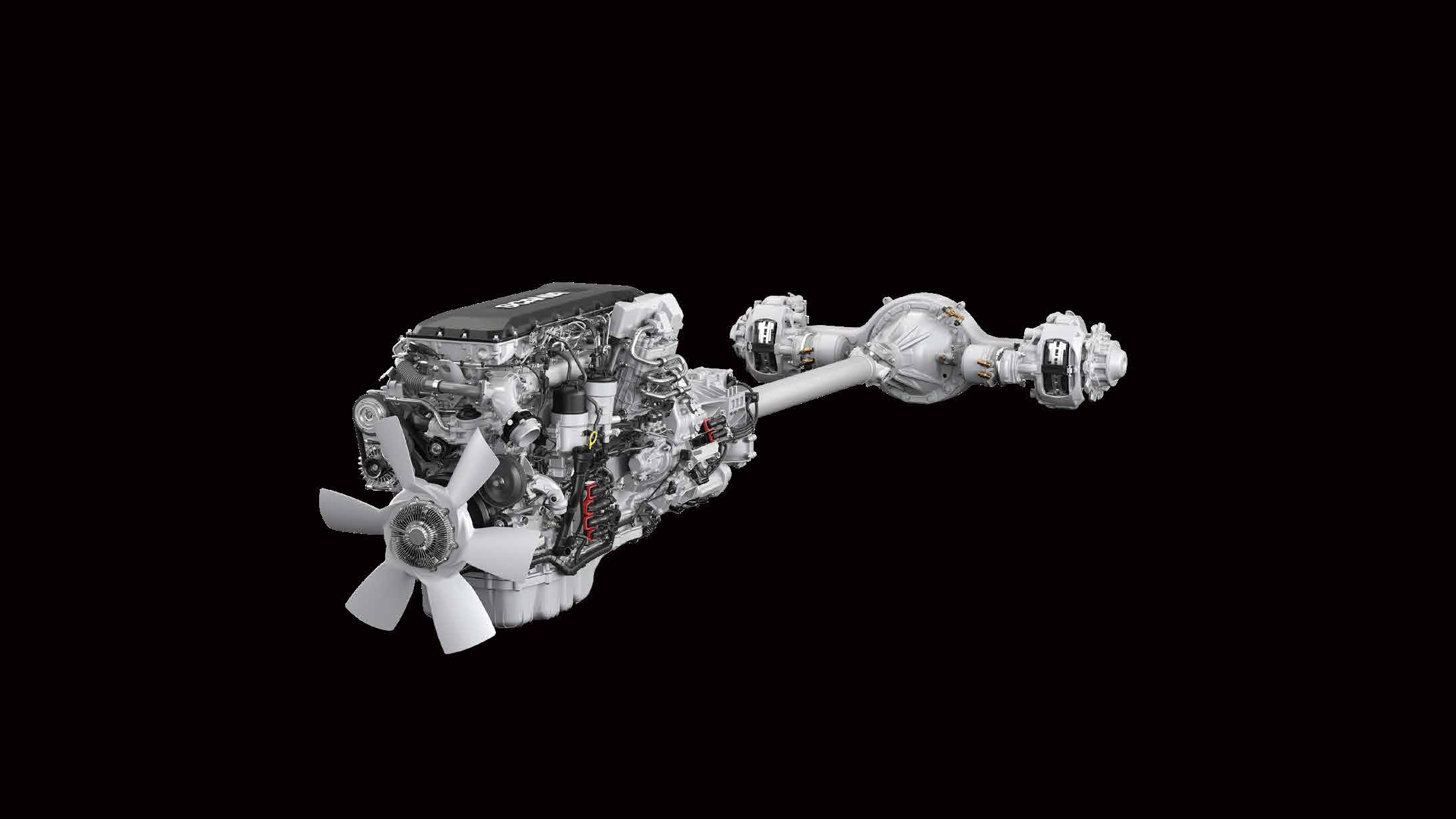 スカニア DC13 DOHCエンジン